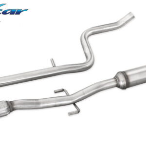 INOX CAR - TUBO CENTRALE CON SILENZIATORE PEUGEOT 208 GTI 1.6 16V TURBO (200CV) 2013