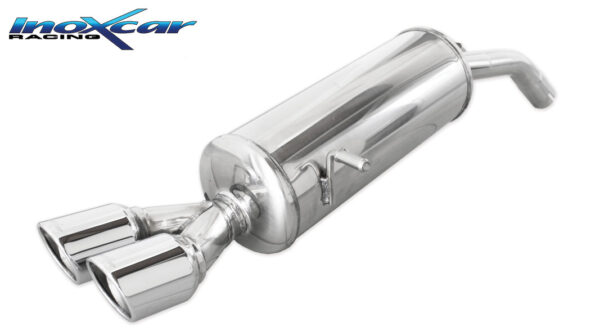 INOX CAR - POSTERIORE CON USCITA 2 X DIAM.80 X-RACE PEUGEOT 208 GTI 30TH 1.6 16V TURBO (208CV) 2015