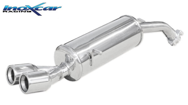 INOX CAR - POSTERIORE CON USCITA 2 X DIAM.80 PEUGEOT 208 GTI 30TH 1.6 16V TURBO (208CV) 2015