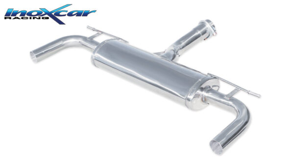 INOX CAR - POSTERIORE CON USCITA DX+SX MINI COUNTRYMAN JOHN WORKS R60 ALL4 1.6 (218CV) 2013