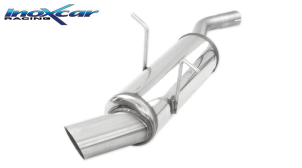 INOX CAR - POSTERIORE CON USCITA SINGOLA DIAM. 90 RALLY MINI COOPER R50 1.6 (115CV) 2001-2006