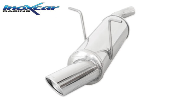 INOX CAR - POSTERIORE CON USCITA SINGOLA DIAM. 90 X-RACE MINI COOPER R50 1.6 (115CV) 2001-2006