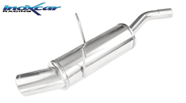 INOX CAR - POSTERIORE CON USCITA SINGOLA OVALE MINI COOPER R50 1.6 (115CV) 2001-2006