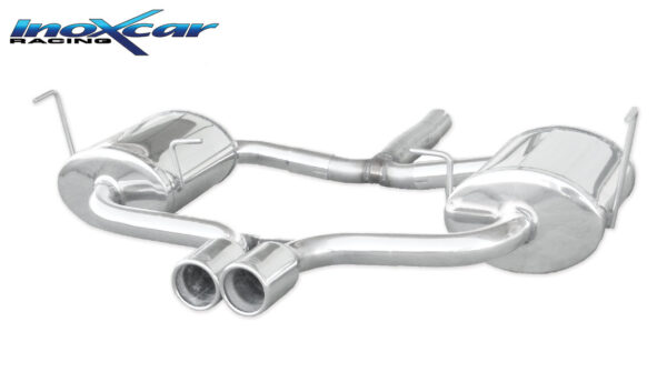 INOX CAR - POSTERIORE CON USCITA CENTRALE 2 X DIAM. 80 MINI COOPER S R53 1.6 (170CV) 2001-2006