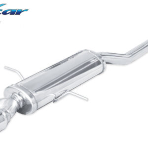INOX CAR - POSTERIORE CENTRALE CON USCITA 2 X DIAM.80 X-RACE MINI COOPER S JCW R56 211CV 2009-2012