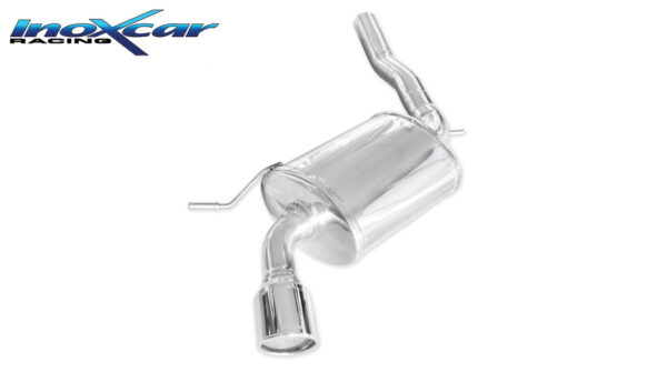 INOX CAR - POSTERIORE CON USCITA SINGOLA DIAM. 90 X-RACE MINI COOPER F56 1.5 (136CV) 2014-2018