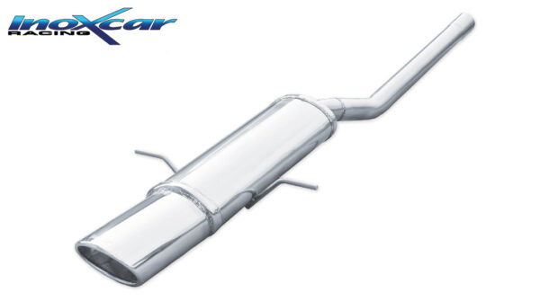 INOX CAR - POSTERIORE CON USCITA OVALE MINI ROADSTER COOPER S 1.6 TURBO (184CV) / J.WORKS (211CV) 2011 R59
