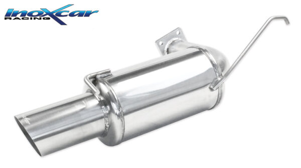 INOX CAR - POSTERIORE CON USCITA SINGOLA DIAM. 102 RACING MITSUBISHI LANCER EVO VII (280CV) 2001-2003