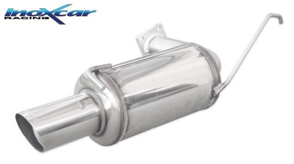 INOX CAR - POSTERIORE CON USCITA DIAM. 90 RALLY MITSUBISHI LANCER EVO VIII (265CV) 2004-2005
