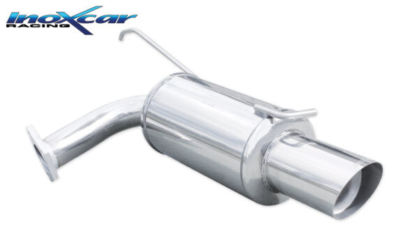 INOX CAR - POSTERIORE CON USCITA SINGOLA DIAM.102 RACING MITSUBISHI LANCER EVO IX 2.0 16V (280CV) 2006-2008