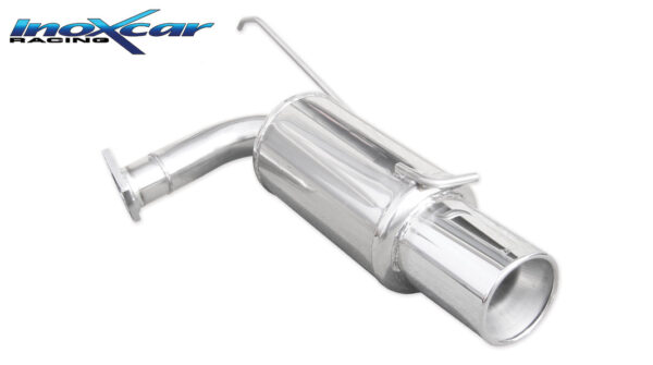 INOX CAR - POSTERIORE CON USCITA SINGOLA DIAM.102 MEGA MITSUBISHI LANCER EVO IX 2.0 16V (280CV) 2006-2008