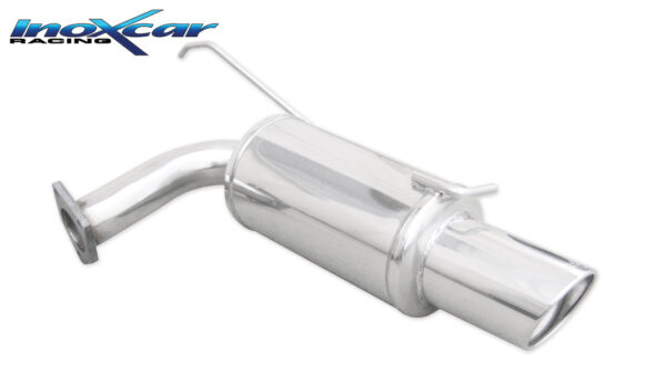 INOX CAR - POSTERIORE CON USCITA SINGOLA DIAM.110 X-RACE MITSUBISHI LANCER EVO IX 2.0 16V (280CV) 2006-2008