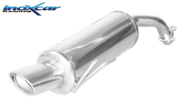 INOX CAR - POSTERIORE CON USCITA OVALE MITSUBISHI COLT CZT 1.5 TURBO (150CV) 2005