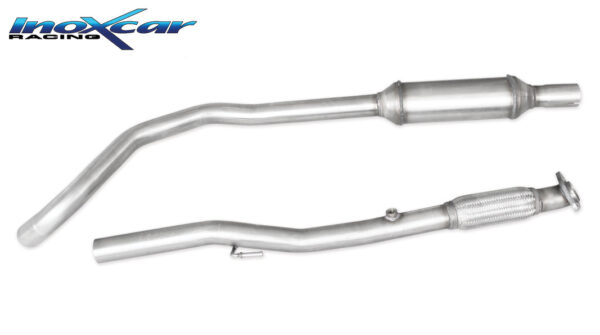 INOX CAR- TUBO CENTRALE SILENZIATO OPEL ADAM S 1.4 TURBO (150CV) 2015