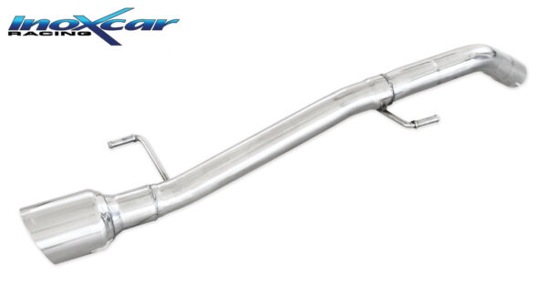 INOX CAR- POSTERIORE SENZA SILENZIATORE CON USCITA DIAM. 102 RACING OPEL ADAM S 1.4 TURBO (150CV) 2015