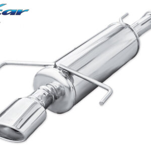 INOX CAR - POSTERIORE CON USCITA SINGOLA OVALE OPEL ASTRA G 1.8 16V (125CV) 1998-2004