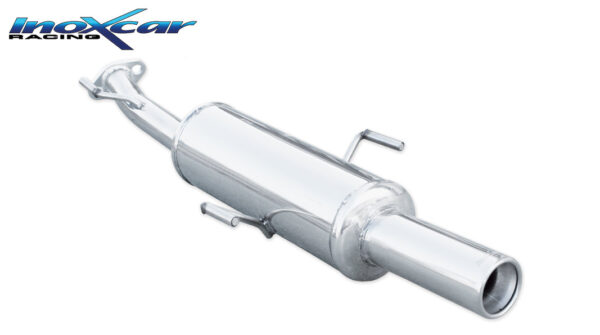 INOX CAR - POSTERIORE CON USCITA SINGOLA DIAM.80 OPEL ASTRA G 2.0 TURBO COUPE 2001