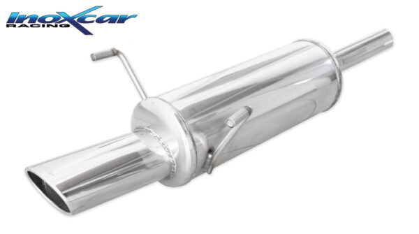 INOX CAR - POSTERIORE CON USCITA SINGOLA OVALE OPEL ASTRA H (TYPE GTC) 1.6 16V (115CV) 2005