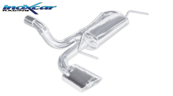 INOX CAR - POSTERIORE CON USCITA SINGOLA OVALE OPEL ASTRA J 1.6 TURBO S (180CV) 2010