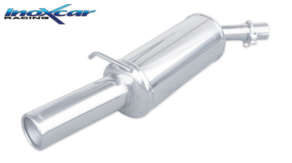 INOX CAR - POSTERIORE CON USCITA SINGOLA DIAM.80 OPEL CORSA A 1.0 12V (55CV) 1992
