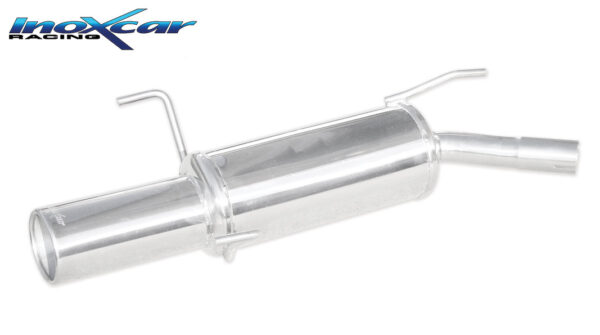 INOX CAR - POSTERIORE CON USCITA SINGOLA DIAM. 102 OPEL CORSA C 1.0 12V (60CV) 2000-2004