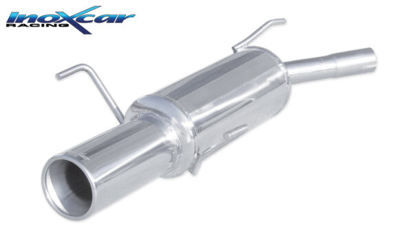 INOX CAR - POSTERIORE CON USCITA SINGOLA DIAM. 102 OPEL CORSA C 1.4 16V (90CV) 2000-2003