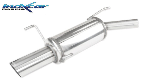 INOX CAR - POSTERIORE CON USCITA SINGOLA DIAM. 90 RALLY OPEL CORSA C 1.7 16V CDTI (101CV) 2003-2006