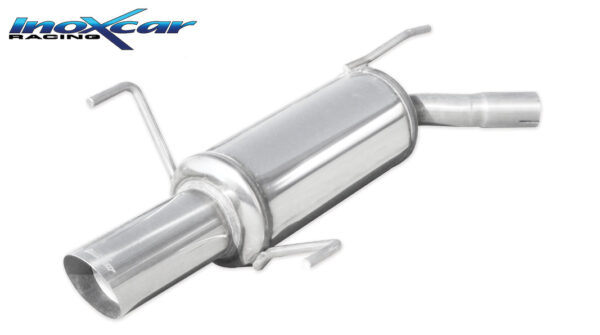 INOX CAR - POSTERIORE CON USCITA SINGOLA DIAM.90 RALLY OPEL CORSA C RESTYLING 1.4 16V (90CV) 2004-2006