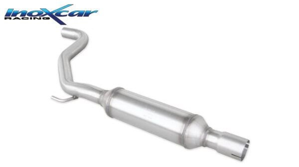 INOX CAR - TUBO CENTRALE SILENZIATO OPEL CORSA D 1.6 16V TURBO OPC (192CV) 2007