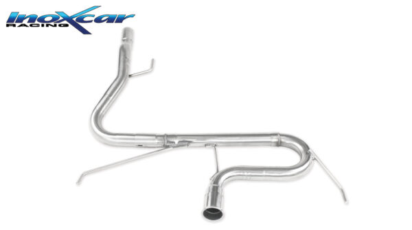 INOX CAR - POSTERIORE SENZA SILENZIATORE OPEL CORSA D 1.6 16V TURBO OPC (192CV) 2007