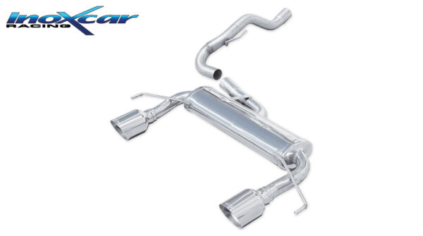 INOX CAR - POSTERIORE CON USICTA DIAM.102 RACING DX+SX OPEL CORSA D OPC 1.6T NURBURGRING EDITION (210CV) 2012