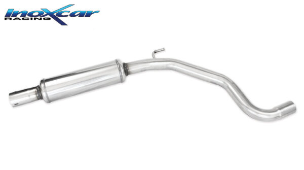 INOX CAR - TUBO CENTRALE SILENZIATO OPEL CORSA E OPC 1.6I TURBO (207CV) 2015