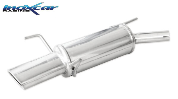 INOX CAR - POSTERIORE CON USCITA SINGOLA OVALE OPEL TIGRA TWIN TOP 1.3 CDTI (70CV) 2005