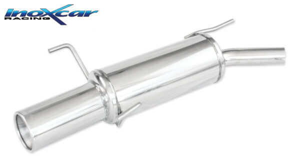 INOX CAR - POSTERIORE CON USCITA SINGOLA DIAM.102 OPEL TIGRA TWIN TOP 1.8 16V (125CV) 2005