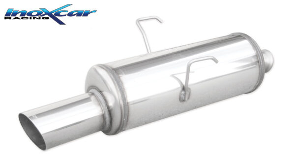 INOX CAR - POSTERIORE CON USCITA SINGOLA DIAM. 90 RALLY PEUGEOT 106 1.1 60CV 1996-2000