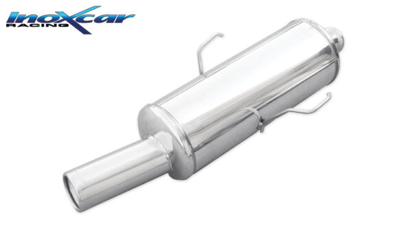 INOX CAR - POSTERIORE CON USCITA SINGOLA DIAM.80 PEUGEOT 106 1.5 D (57CV) 1996-2003