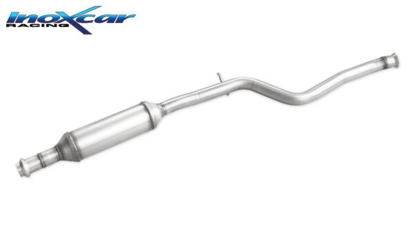 INOX CAR - TUBO CENTRALE SILENZIATO EURO 2 PEUGEOT 106 1.6 16V RALLYE / GTI / 1.6 16V 1996-2003