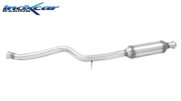 INOX CAR - TUBO CENTRALE SILENZIATO EURO 3 PEUGEOT 106 1.6 16V RALLYE / GTI / 1.6 16V 1996-2003