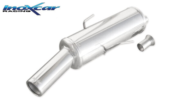 INOX CAR - POSTERIORE CON USCITA SINGOLA DIAM.80 PEUGEOT 205 1.1 60CV 1988