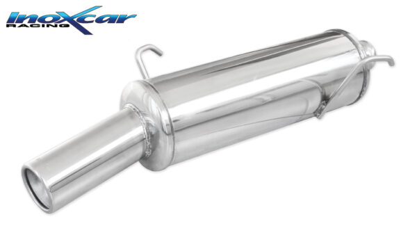 INOX CAR - POSTERIORE CON USCITA SINGOLA DIAM.80 PEUGEOT 206 1.1 (60CV) 2000