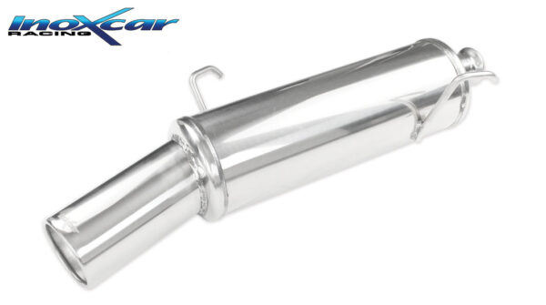 INOX CAR - POSTERIORE CON USCITA SINGOLA DIAM.102 PEUGEOT 206 1.4 (75CV) 2000