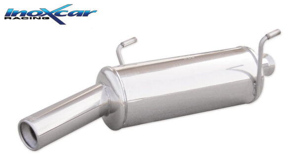 INOX CAR - POSTERIORE CON USCITA SINGOLA DIAM.80 PEUGEOT 206 1.4 16V / 1.4 16V XS (90CV) 2001-2006