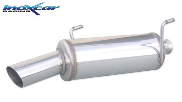 INOX CAR - POSTERIORE CON USCITA SINGOLA DIAM. 90 RALLY PEUGEOT 206 2.0 16V GTI 136CV 1999-2004