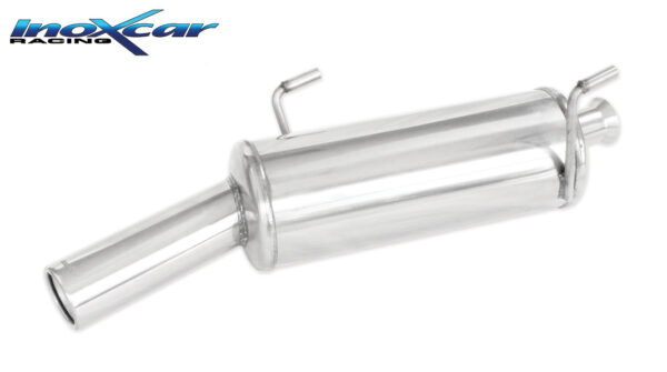 INOX CAR - POSTERIORE CON USCITA SINGOLA DIAM. 80 PEUGEOT 206 2.0 16V GTI 136CV 1999-2004