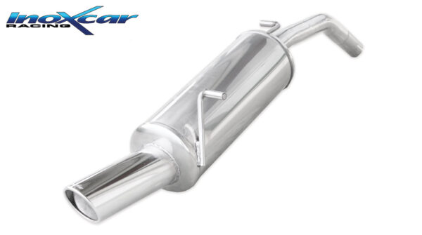 INOX CAR -  POSTERIORE CON USCITA SINGOLA DIAM. 90 X-RACE PEUGEOT 207 1.4 16V (90CV) 2006