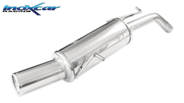 INOX CAR -  POSTERIORE CON USCITA SINGOLA DIAM.102 PEUGEOT 207 1.6 16V GTI (175CV) 2007