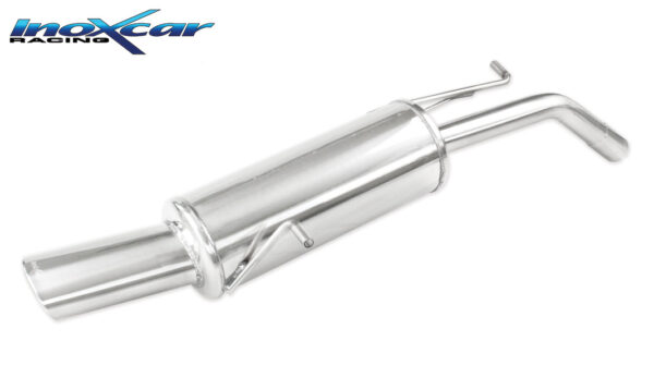 INOX CAR -  POSTERIORE CON USCITA SINGOLA OVALE PEUGEOT 207 1.6 16V GTI (175CV) 2007