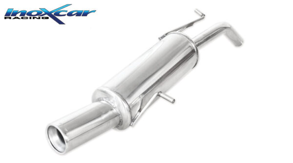 INOX CAR - POSTERIORE CON USCITA SINGOLA DIAM.102 PEUGEOT 207 1.6 16V VTI 120CV 2006