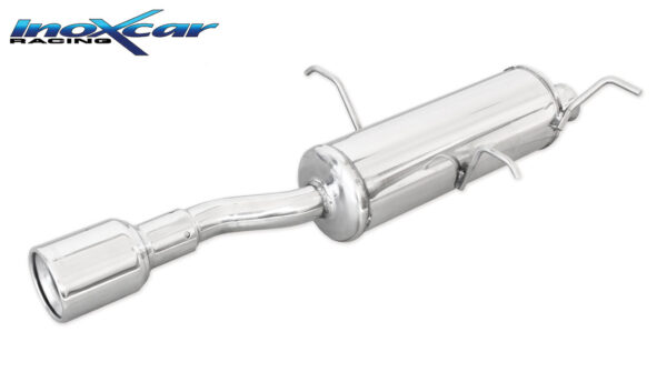 INOX CAR - POSTERIORE CON USCITA SINGOLA DIAM.102 PEUGEOT 306 1.6 CABRIO 89CV 1993-1997