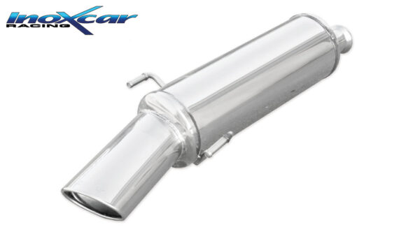 INOX CAR - POSTERIORE CON USCITA SINGOLA OVALE PEUGEOT 306 1.6 XS (89CV) 1993-1997